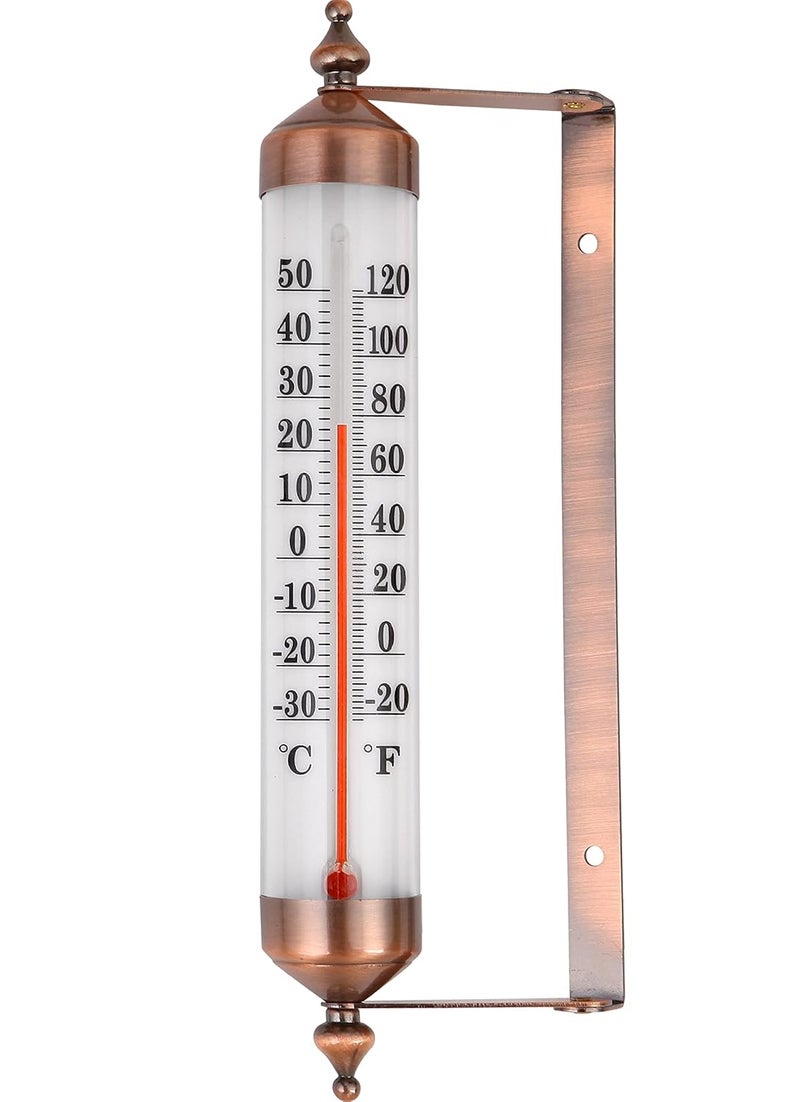 TERMOFLY 10.3 Large Numbers Premium Steel Outdoor/Indoor Thermometer Waterproof Vintage Style Decorative - Image 1